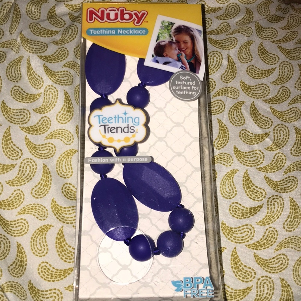 Teething necklace for babies